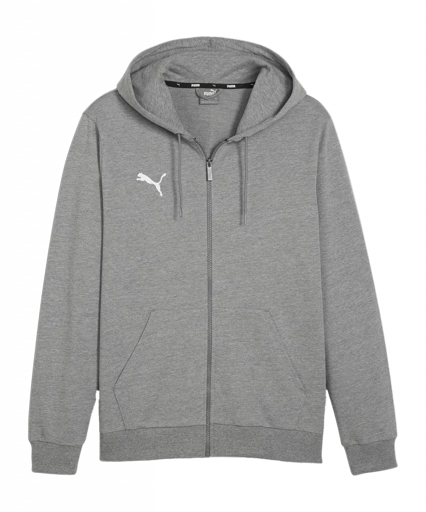 puma teamgoal casuals kapuzenjacke grau f33 658595 teamsport