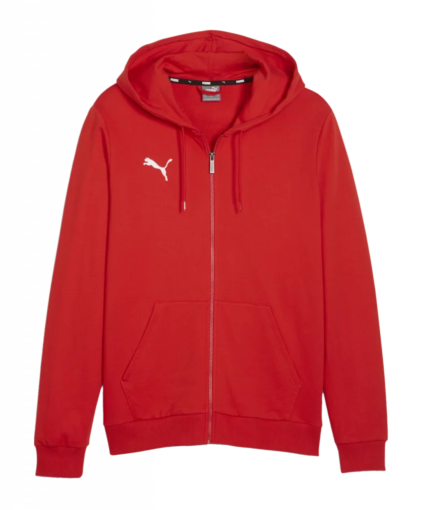 puma teamgoal casuals kapuzenjacke rot f01 658595 teamsport